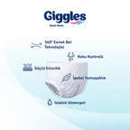Giggles Yetişkin Emici Külot Hasta Bezi 30'lu Paket